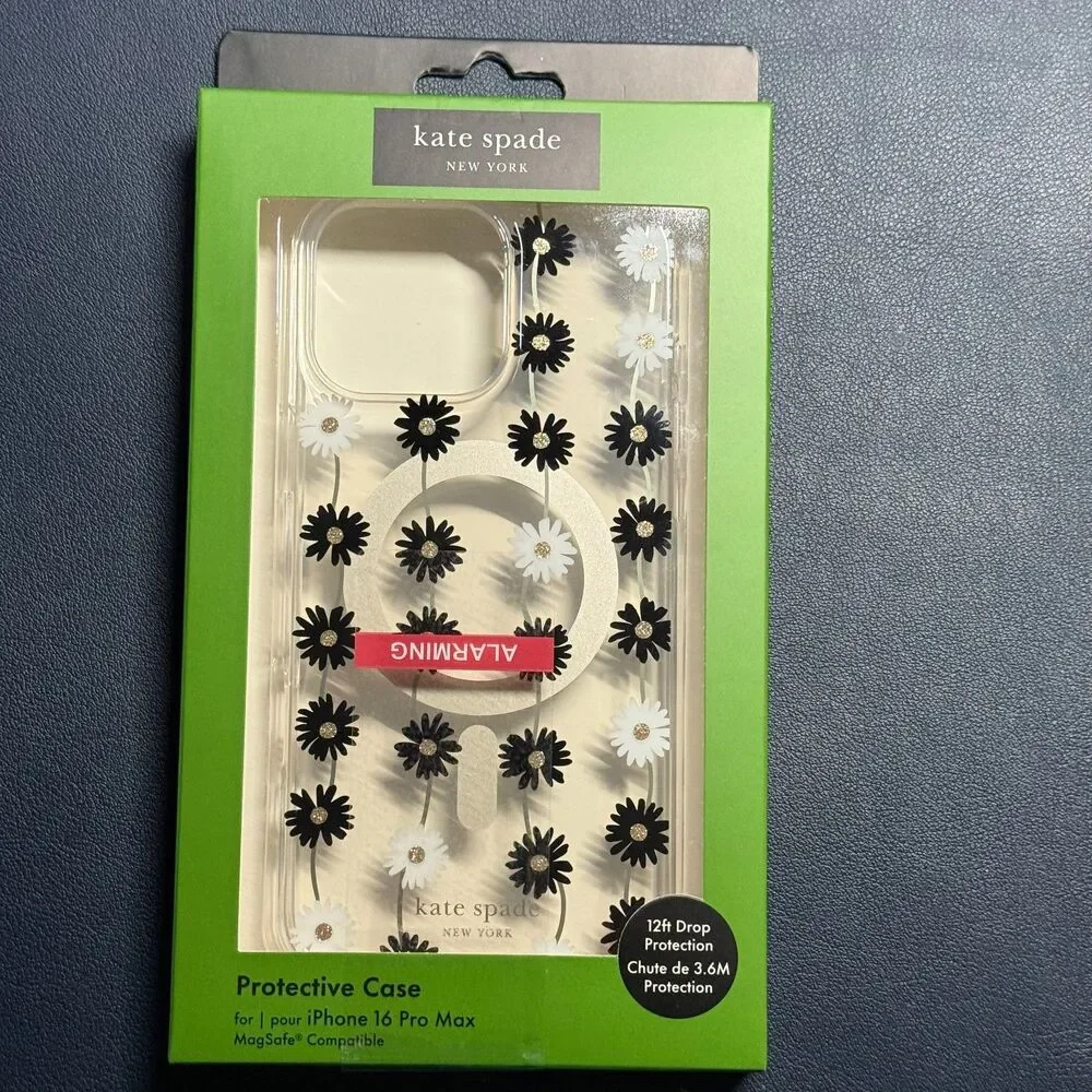 Kate Spade iPhone 16 Pro Max Case Compatible with MagSafe - Daisy Chain